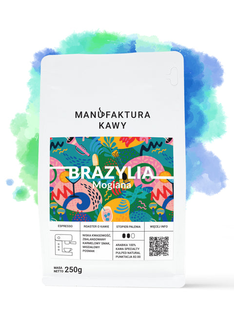 Brazylia Mogiana Cooxupe Kawa Świeżo Palona