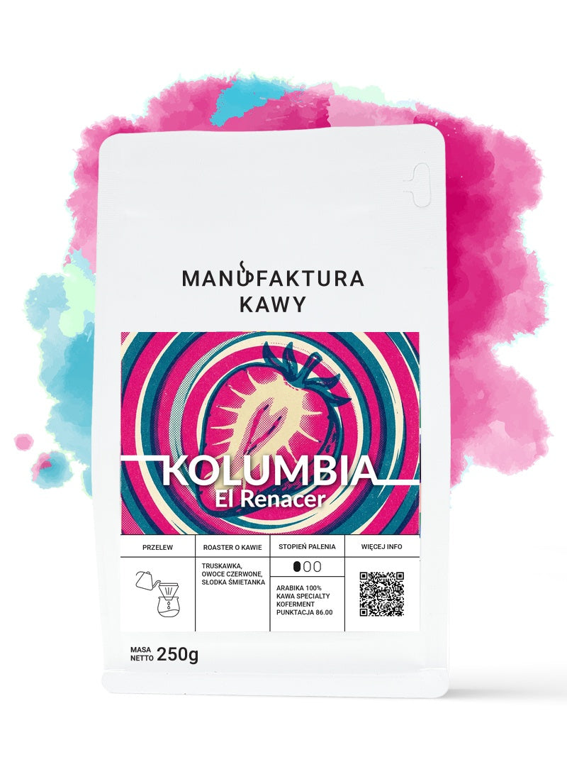Kolumbia El Renacer Truskawka koferment 250g